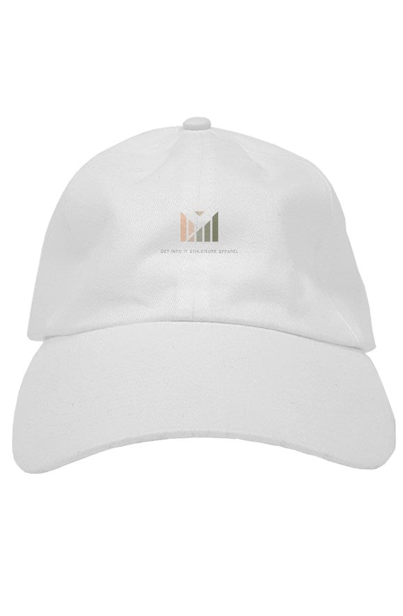 Get Into It Logo Hat- White